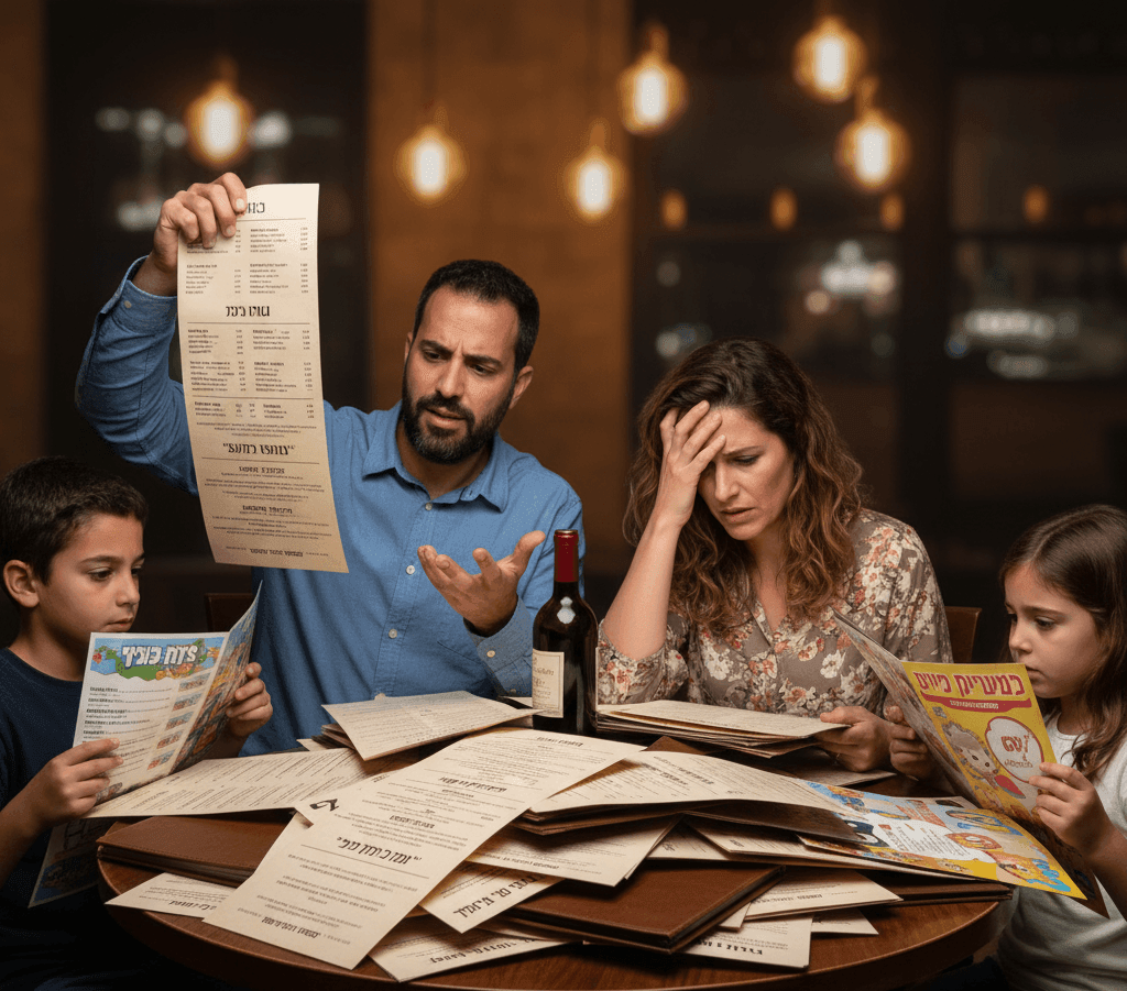 פורמט תפריטים מפוזר