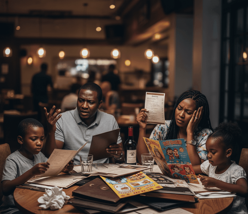 Scattered menu formats